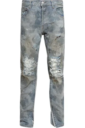 RRR-123 Repented tapered jeans