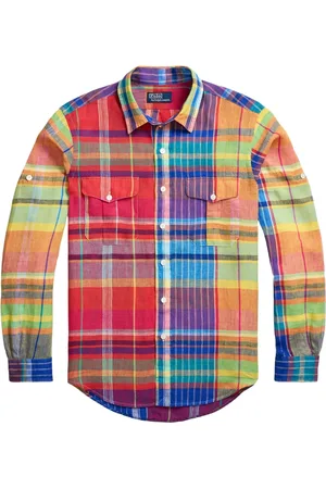 Ralph Lauren Plaid linen shirt
