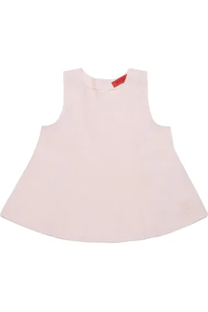 MAX&Co. Kids Logo-embroidered blouse