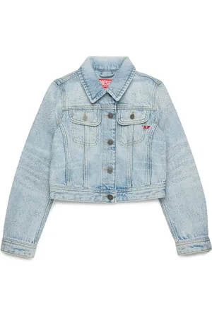 Diesel Rhinestone-embellished denim jacket