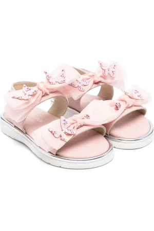 Babywalker Organza-bow sandals