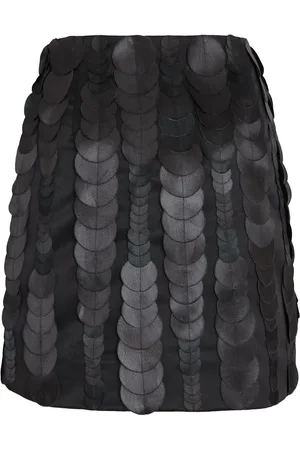 Gloria Coelho Circular-appliqué mini skirt