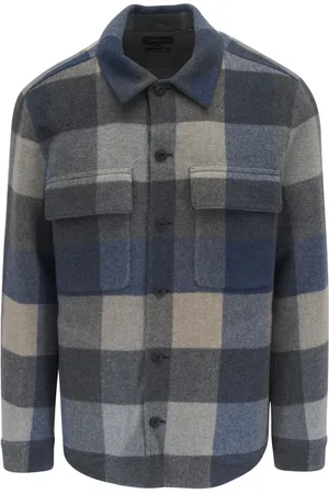 Vince Checked shirt jacket