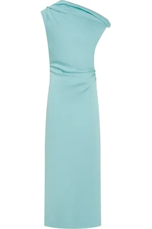 Anna Quan Draped-design midi dress