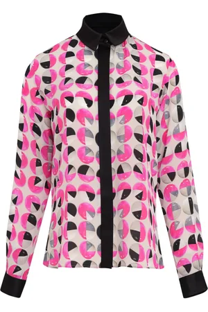 Gloria Coelho Graphic-print silk shirt