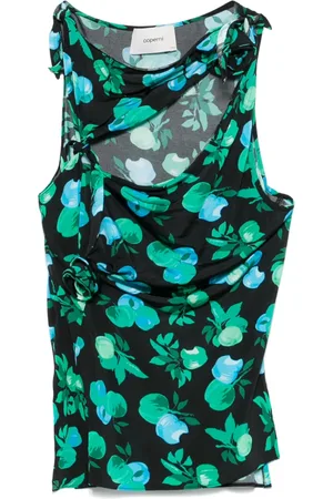 COPERNI Flower asymmetric top