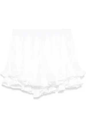 PNK Ruffled cotton shorts
