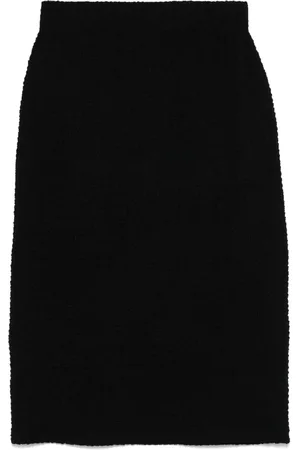 Vince Smocked midi skirt