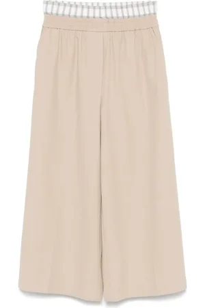 Loewe Cropped cotton trousers