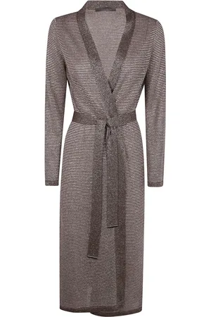 D.EXTERIOR Striped cardigan