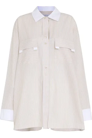 Gloria Coelho Striped cotton shirt