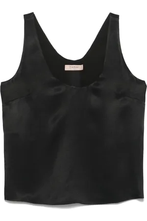 Twin-Set Satin tank top