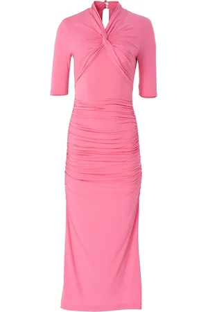 Carolina Herrera Ruched midi dress