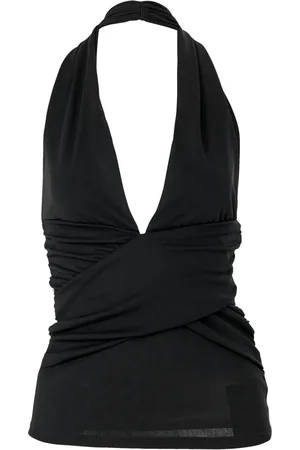 Carolina Herrera Gathered-detail halterneck top