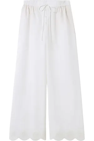 Claudie Pierlot Broderie-anglaise palazzo pants