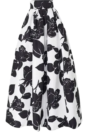 Carolina Herrera Floral-print ball skirt