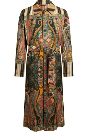 Etro Floral paisley overcoat