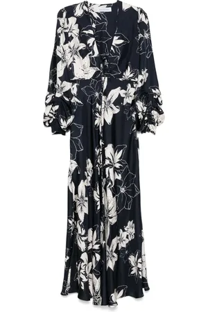 RAQUEL DINIZ Floral-print maxi dress