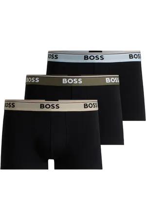 HUGO BOSS Logo-waistband boxers (pack of three)