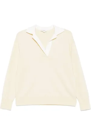 Vince Contrast-collar sweater