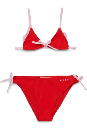 Marni Bow-detail bikini set