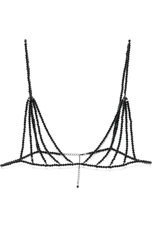 MAISON CLOSE Cupless triangle bra