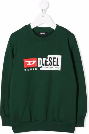 Diesel Double logo print sweatshirt