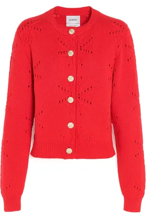Barrie Pointelle-motif cardigan