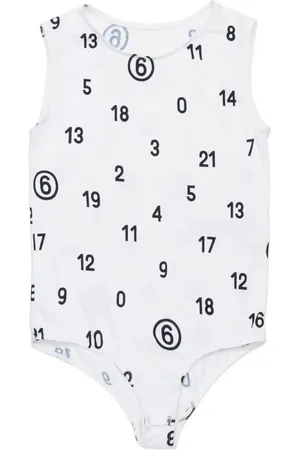Maison Margiela Logo-print bodysuit
