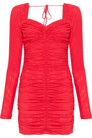 ROTATE Mesh mini dress