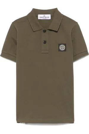 Stone Island Compass-motif polo shirt