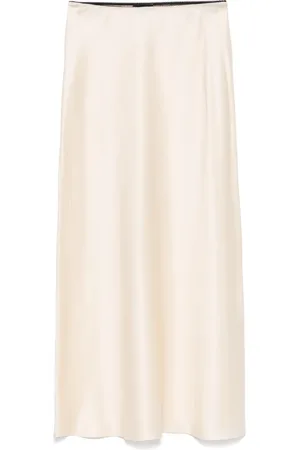 Roberto Collina Satin midi skirt
