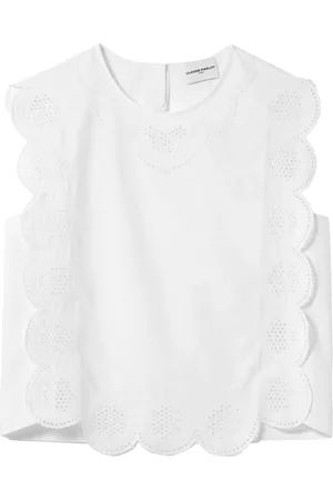 Claudie Pierlot Scallop-edge blouse