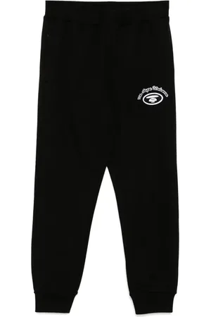 A Bathing Ape Logo-patch track pants
