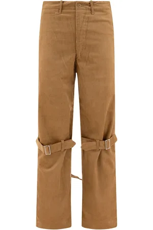 KAPITAL Buckle-strap trousers