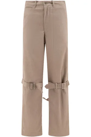 KAPITAL Buckle-strap trousers