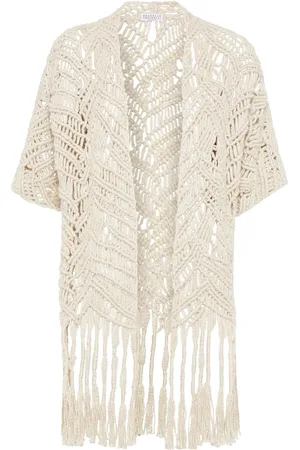 Brunello Cucinelli Opera macramé cardigan