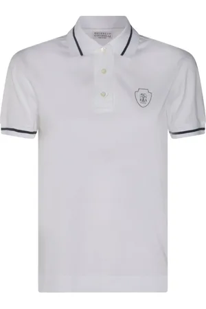 Brunello Cucinelli Tennis logo-polo shirt