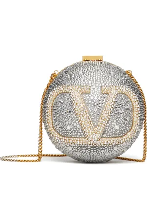 VALENTINO GARAVANI VLogo Signature embellished clutch bag