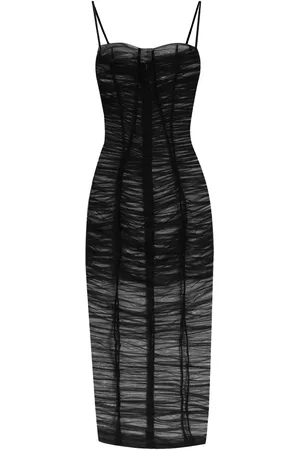 Dolce & Gabbana X Kim draped tulle midi dress
