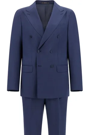 Boggi Milano Patterned wool suit