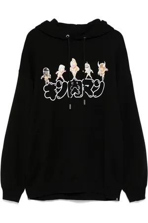 MASTERMIND JAPAN X Kinniku Man logo-print hoodies