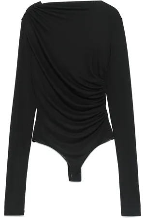 The Andamane Veronica draped bodysuit