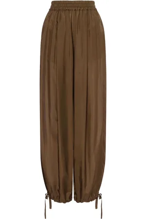 Serafini Silk tapered trousers