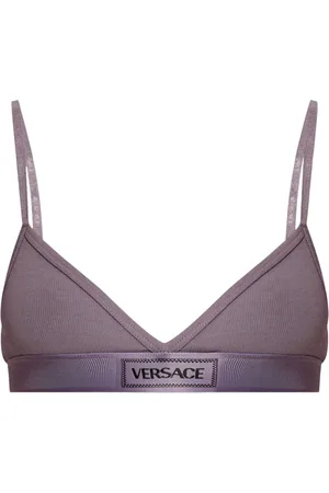 VERSACE Logo-underband bra