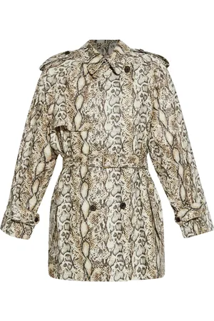 Isabel Marant Snakeskin-effect trench coat