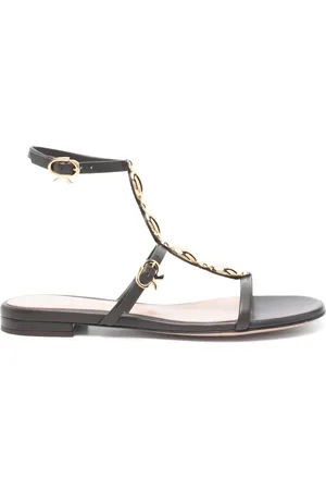 Gianvito Rossi Appliqué-detail sandals
