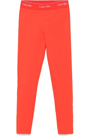 Calvin Klein Logo-waistband performance leggings