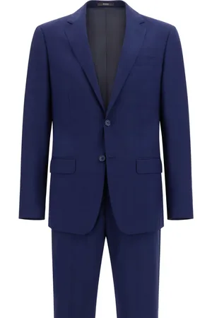 Boggi Milano Prince Of Wales-check wool suit