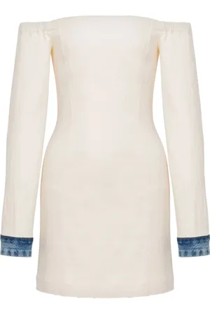 Moschino Off-the-shoulder midi dress